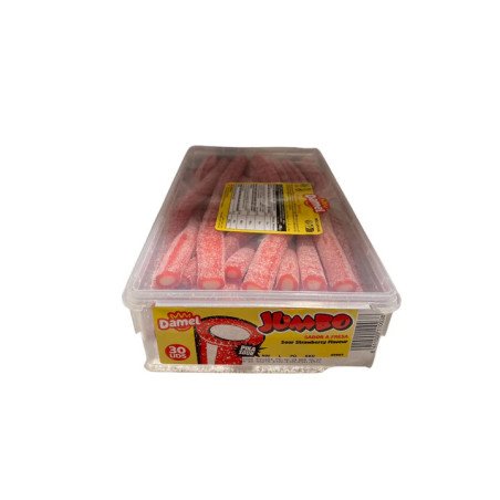 Damel Jumbo FRAISE Acidulés 30 PCS
