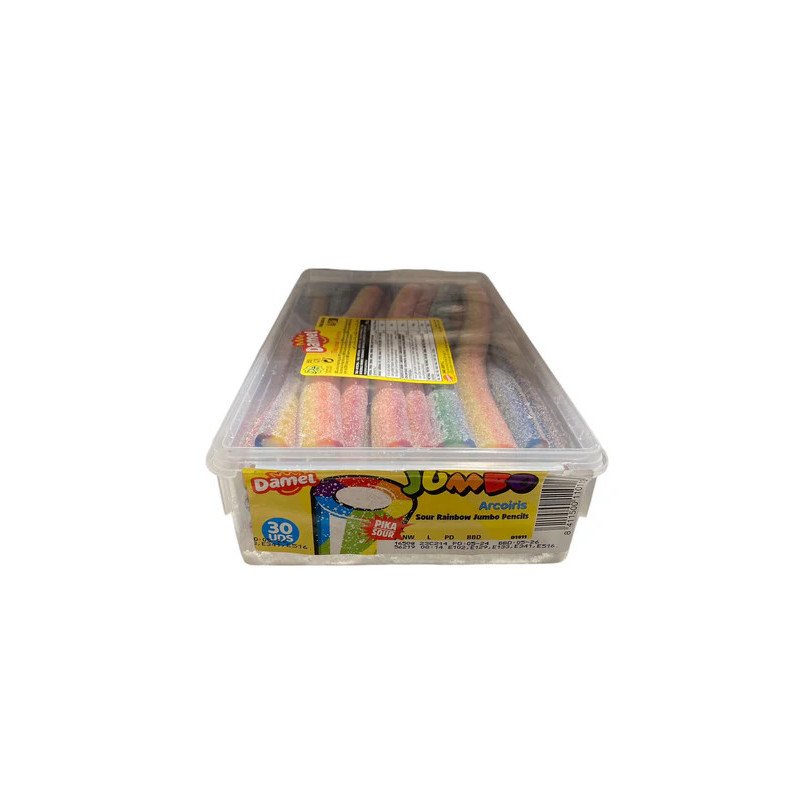 Damel Jumbo MULTICOLORE Acidulés 30 PCS