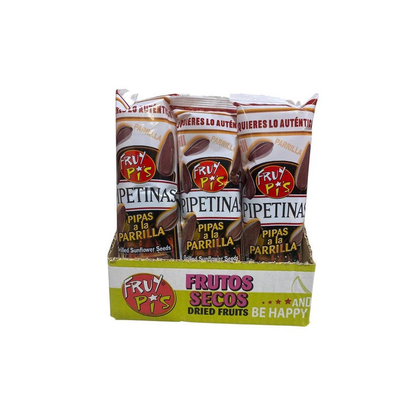 Graines de Tournesol Grillées Barbecue (Pipas) - Lot 18x38g