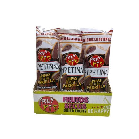 Graines de Tournesol Grillées Barbecue (Pipas) - Lot 18x38g