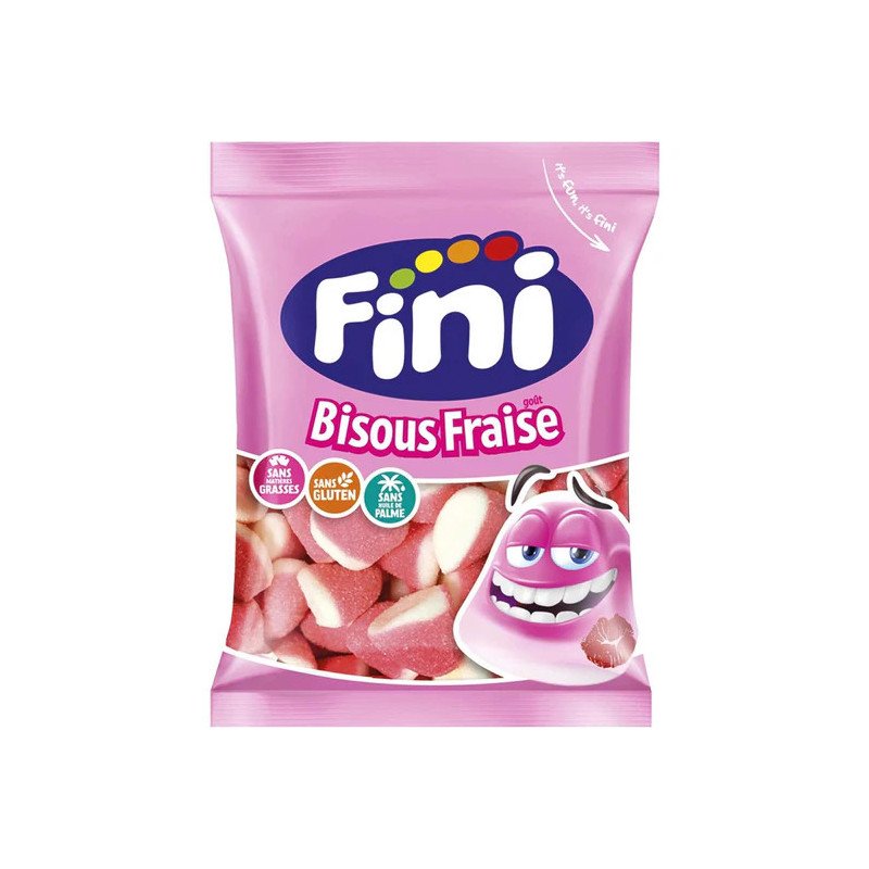 Sachet Fini 90 gr Bisou Fraise
