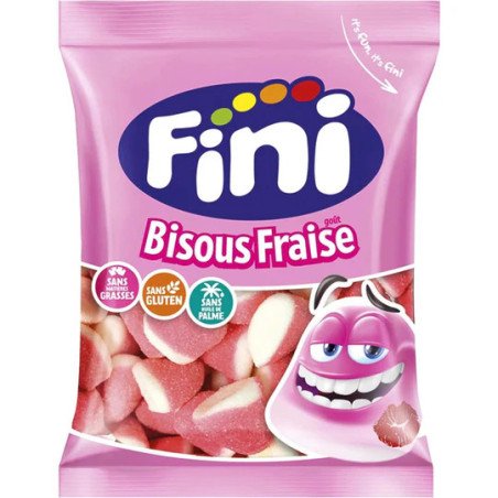 Sachet Fini 90 gr Bisou Fraise