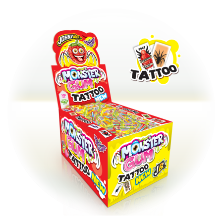 Monster gum tattoo 200 pcs