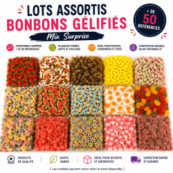 Lots Assortis Bonbons Gélifiés en Vrac | Confiserie Store