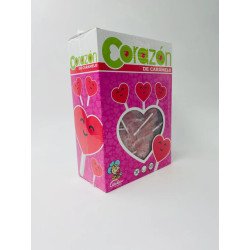 Sucettes Petit Cœur Rouge Cerise x200 – Vente en Gros
