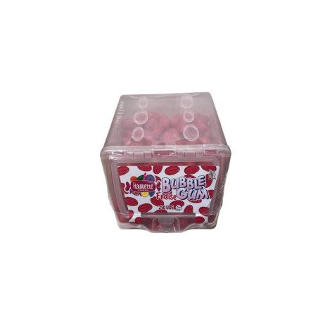 Boîte Chewing Gum Acidulés Fraise