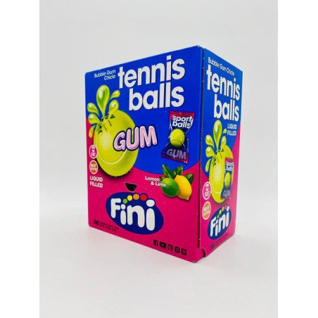 Bubble gum Balles de Tennis Fini